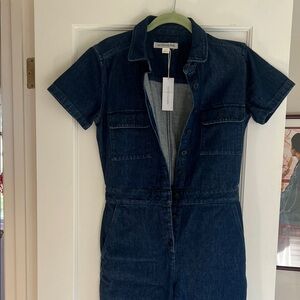 Outerknown Dark Blue Denim Jumpsuit